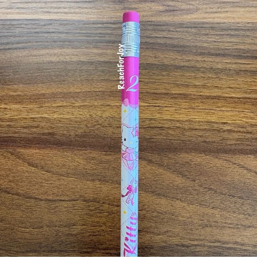 Hello Kitty Sanrio Pencil 2013 Wood #2 Pencil Ballerina Pink White Pointe Shoes